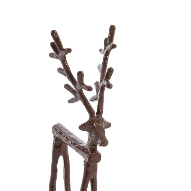 Light & Living Ornament 15,5X15X30,5 cm Reindeer Shiny Brown