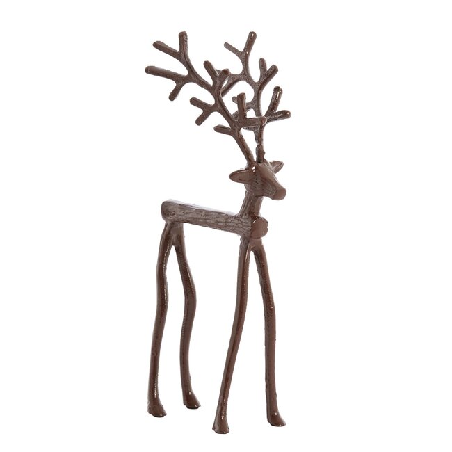 Light & Living Ornament 20,5X17X36 cm Reindeer Shiny Brown
