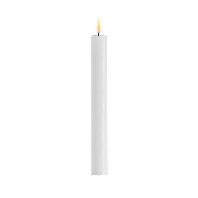 Deluxe Homeart White LED Dinner Candle 2 stuks Ø9.2,2 x 24 cm