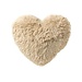 Hartjeskussen 40x45 cm Fluffy - Bleached Sand - beige