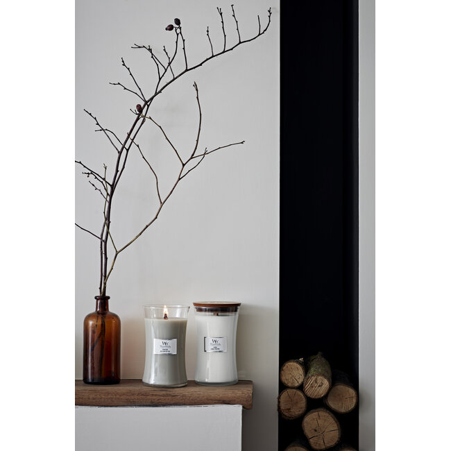 Woodwick Linen Large Candle WoodWick© 130h.