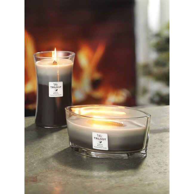 Woodwick Trilogy Warm Woods Large Candle WoodWick© 130h.