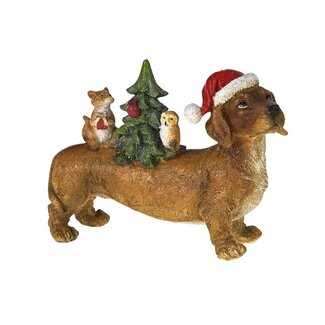 Werner Voß Dachshund with Tree Werner Voß Dachshund with Tree
