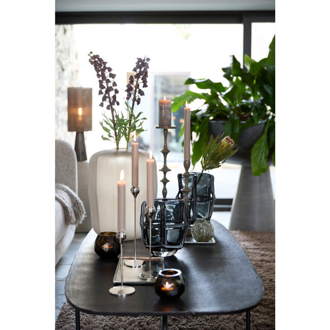 Light & Living Kaarsenhouder Ø14x51 cm VICARI glans bruin