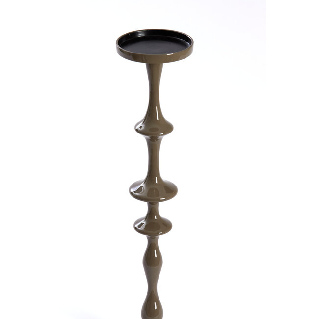 Light & Living Kaarsenhouder Ø14x51 cm VICARI glans bruin