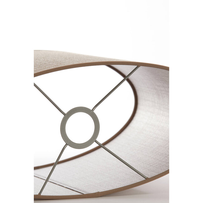 Light & Living Kap ovaal recht smal 38-17,5-19 cm CADEN beige