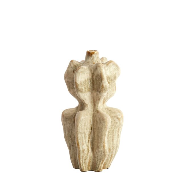 Light & Living Vase Deco 19X17X37 cm NARA keramiek Olijf groen