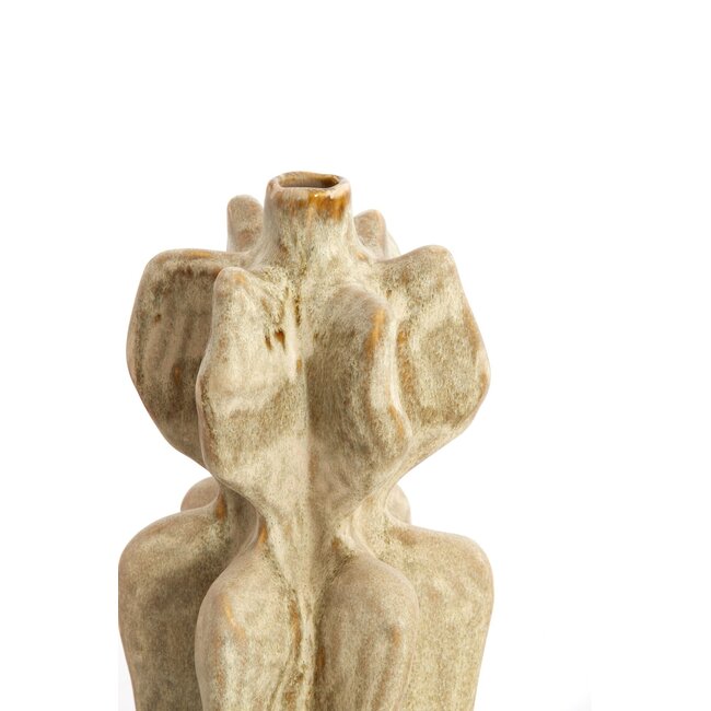 Light & Living Vase Deco 19X17X37 cm NARA keramiek Olijf groen