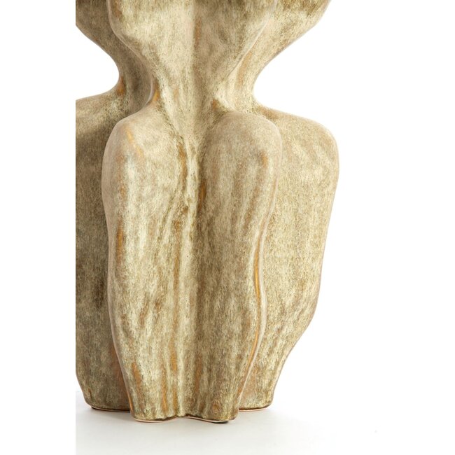 Light & Living Vase Deco 19X17X37 cm NARA keramiek Olijf groen
