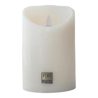 PTMD LED Light Candle rustic white moveable flame L PTMD LED Light Candle rustic white moveable flame L