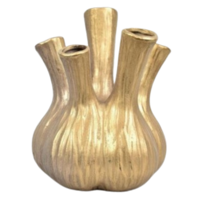 Aglio vaas gold 20x25cm