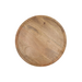Mumbai mango wooden tray round small edge Ø44x2 cm
