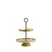 Light & Living Etagere 2 laags Ø24X37 CM LUTEK goud