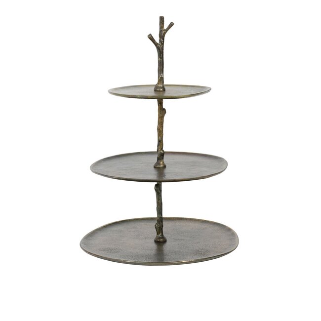 Light & Living Etagère 3 laags 35x31x45 cm TRESA antiek brons