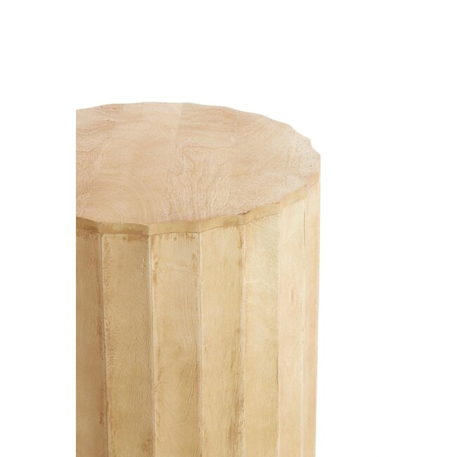 Light & Living Zuil Ø35x80 cm ELLENA hout mat naturel