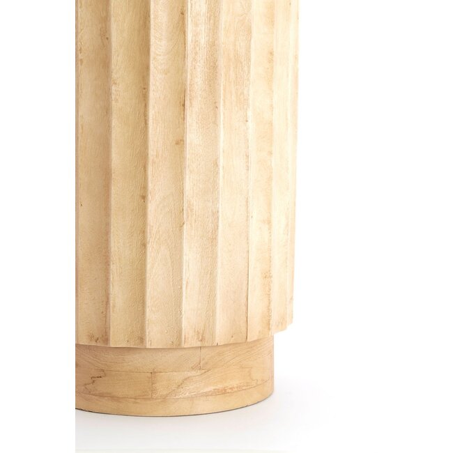 Light & Living Zuil Ø40x100 cm ELLENA hout mat naturel