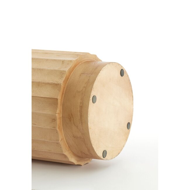Light & Living Zuil Ø40x100 cm ELLENA hout mat naturel