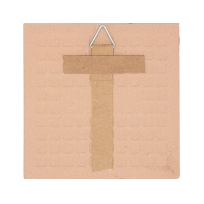 Tegeltje Love Pink 10x10x1cm