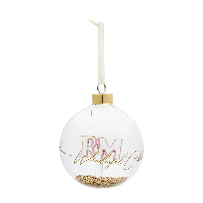 Riviera Maison Wonderful Times Ornament gold D. 10