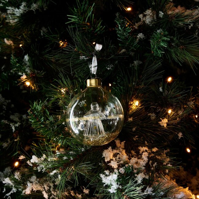 Riviera Maison Merry Christmas Angel Ornament dia10