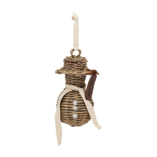Riviera Maison Rustic Rattan Snowman Ornament