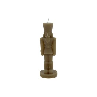 Home Society Deco Kaars Nutcracker S Taupe