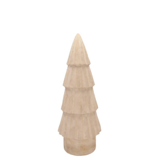 Porto pine tree antique gold 14x14x28cm