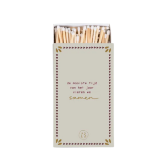 Zusss Lucifers lang vieren we samen zand