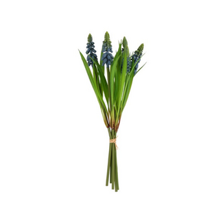 Kunst bundel Muscari blauw 26 cm