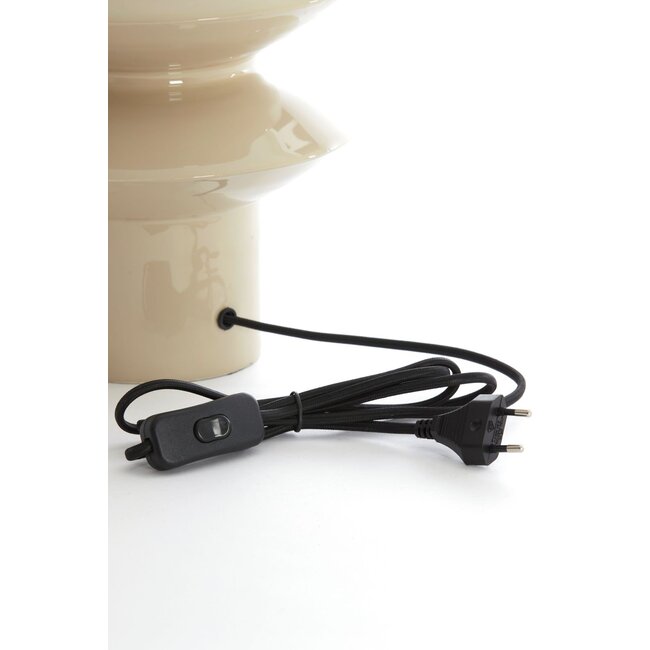 Light & Living Lampvoet Ø22x26 cm PETCH glans licht grijs