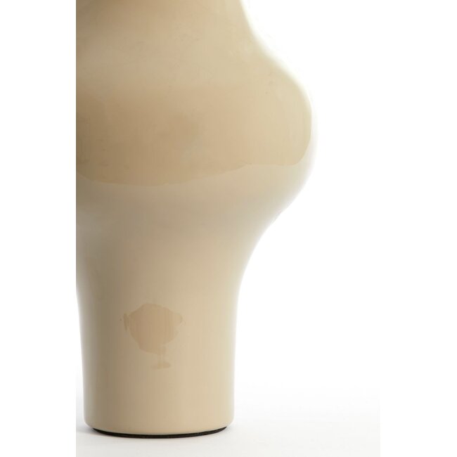 Light & Living Vaas deco Ø22x40 cm SINDO glanzend taupe