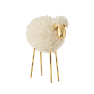Schaap Poly Wit Goud Large (36x21x45cm) Schaap Poly Wit Goud Large (36x21x45cm)