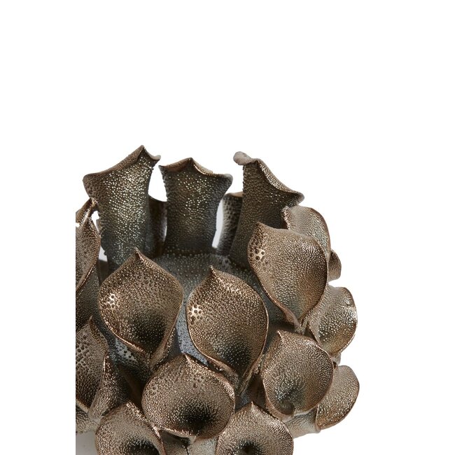 Light & Living Tealight Holder Ø10X8 cm Soreja porselein brons