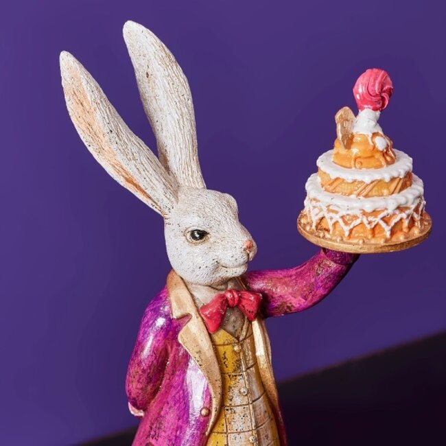Rabbit with cake