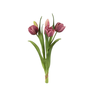 Tulip Bush 43 cm – lila/paarse kunsttulpen Tulip Bush 43 cm – lila/paarse kunsttulpen