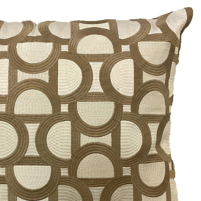 Colmore Cushion JADE 45x45cm beige bronze