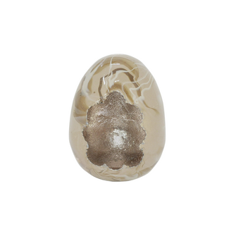 Colmore Decorative egg WILLOW Ø12x15cm mixed taupe