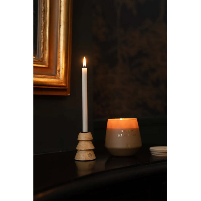 Zusss Houten kandelaar kerstboom S naturel