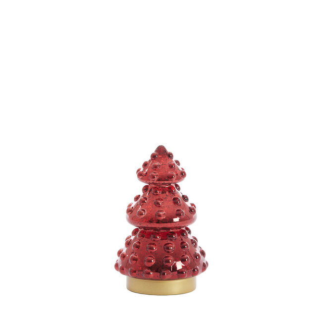 Light & Living Tafellamp LED Ø12x18,5 cm TREE metallic rood + goud