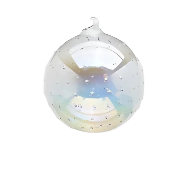 EDG Glazen Kerstbal Ø12 cm Parelmoer Mina Vagante