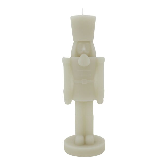 Home Society Deco Kaars Nutcracker L Beige