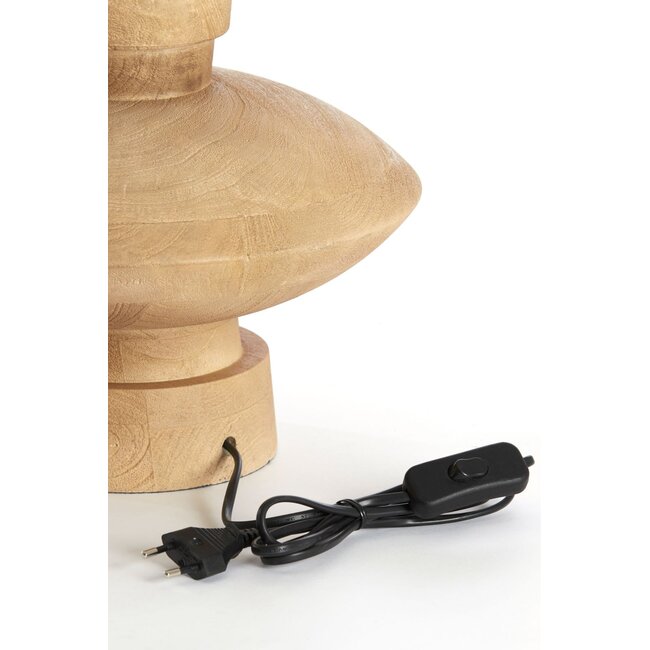 Light & Living Lampvoet Ø31X31 Cm Fiera Wood Matt Naturel