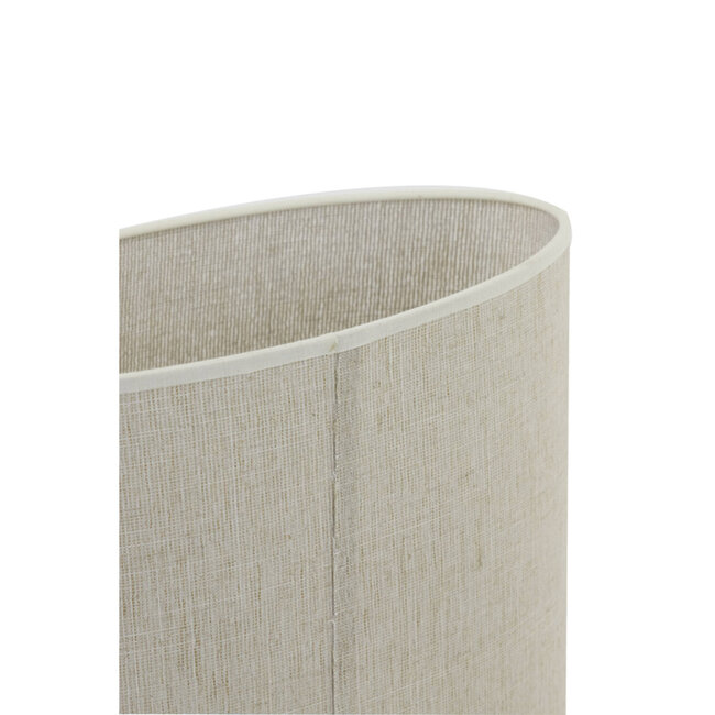 Light & Living Kap ovaal recht smal 30-15-25 cm BRESKA parel wit