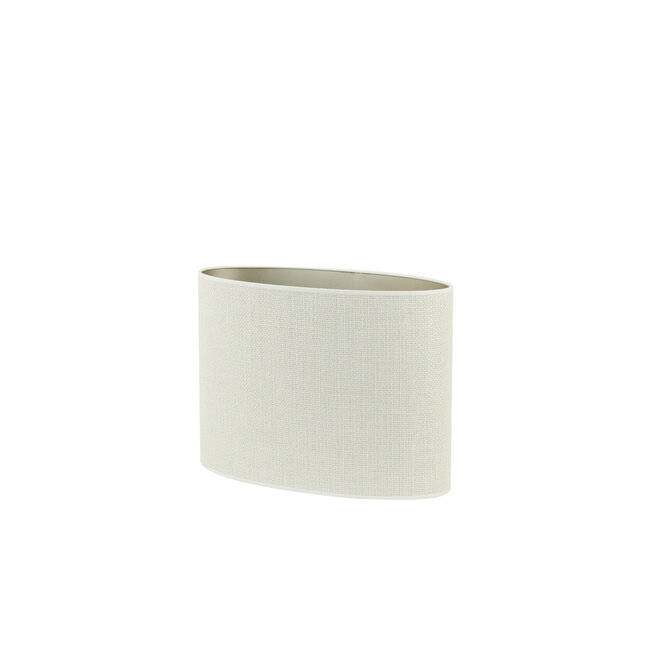 Light & Living Kap ovaal recht smal 38-17,5-28 cm SAVERNA eiwit