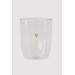 Zusss Drinkglas hartje transparant