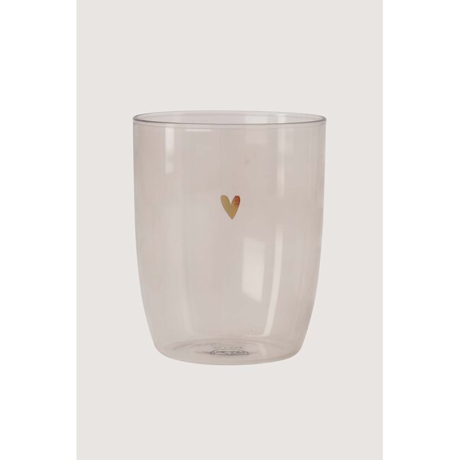 Zusss Drinkglas hartje zand