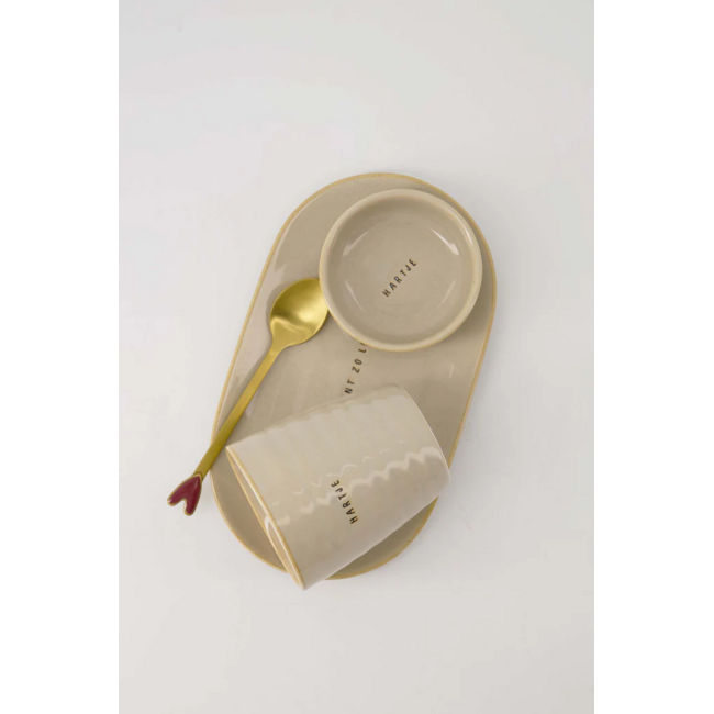 Zusss Koffiemok hartje zand