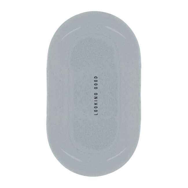 Zusss Serveerschaal looking good grijsblauw