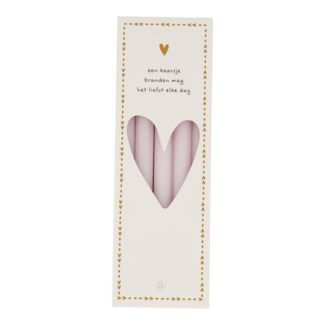 Zusss Doosje met 10 smalle kaarsjes zand