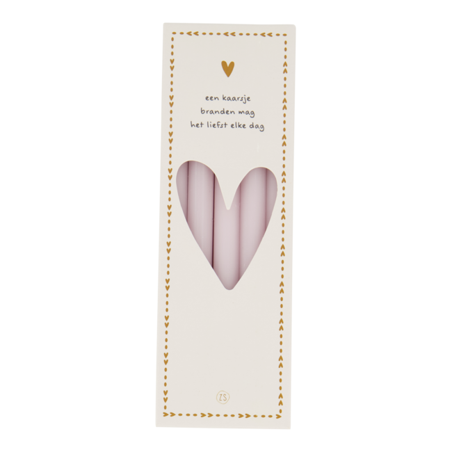 Zusss Doosje met 10 smalle kaarsjes zand